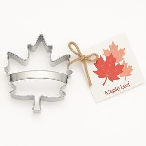 Ann Clark Maple Leaf Cookie Cutter: Fall/Autumn Baking, USA made Stainless Steel